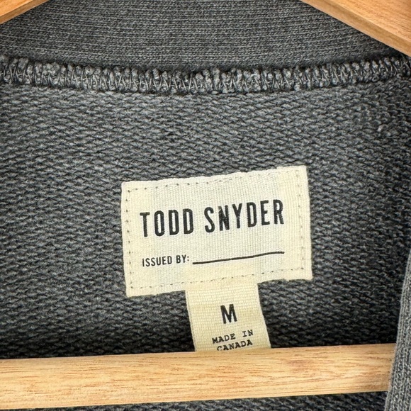 Todd Snyder Men French Terry Cardigan Sweatshirt Size Medium - Picture 5 of 7